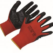 Red Latex Coated Work Gloves